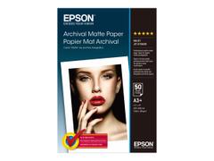 Epson Archival - papir - matt - 50 ark - Super A3/B - 192 g/m²