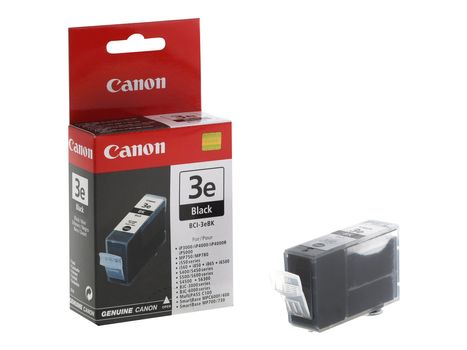 Canon BCI-3eBK - Svart - original - blekkbeholder - for i450; MultiPASS C755; PIXMA IP3000, IP4000, iP5000, MP750, MP760, MP780; S400, 450, 530 (4479A002)