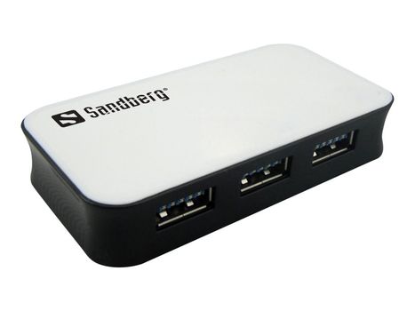 Sandberg USB 3.0 Hub 4 ports - hub - 4 porter (133-72)