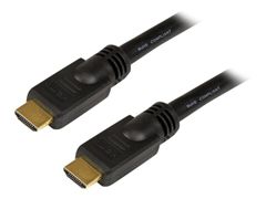 StarTech 15m High Speed HDMI Cable Ultra HD 4k x 2k HDMI Cable M/M - HDMI-kabel - HDMI (hann) til HDMI (hann) - 15 m - skjermet - svart