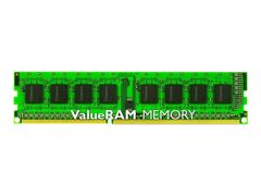 Kingston ValueRAM - DDR3 - modul - 4 GB - DIMM 240-pin - 1600 MHz / PC3-12800 - ikke-bufret