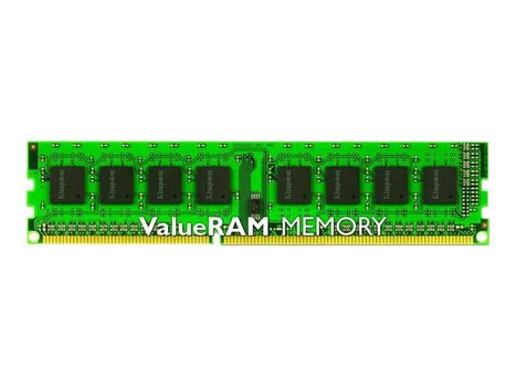 Kingston ValueRAM - DDR3 - 8 GB - DIMM 240-pin - 1600 MHz / PC3-12800 - CL11 - 1.5 V - ikke-bufret - ikke-ECC (KVR16N11/8)