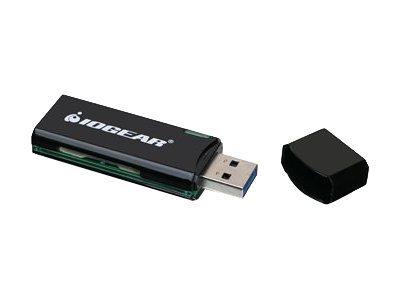 IOGEAR SuperSpeed USB 3.0 SD/Micro SD Card Reader / Writer GFR304SD - kortleser - USB 3.0 (GFR304SD)