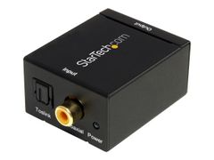 StarTech SPDIF Digital Coaxial or Toslink Optical to Stereo RCA Audio Converter - Digital Audio Adapter (SPDIF2AA) - koaksial/optisk digitallydomformer
