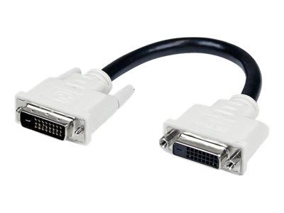 StarTech 6in DVI-D Dual Link Digital Port Saver Extension Cable M/F - DVI-D Male to Female Extension Cable - 6 inch - 2560x1600 (DVIDEXTAA6IN) - DVI-forlengelseskabel - 15.2 cm (DVIDEXTAA6IN)