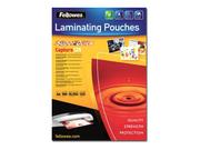 FELLOWES Laminating Pouches SuperQuick Capture 125 micron - 100-pack - glanset - A4 - lamineringspunger (5440101)