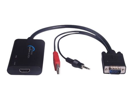 MicroConnect VGA to HDMI Converter - Videokonverter - VGA - HDMI (MONGGHDMI)