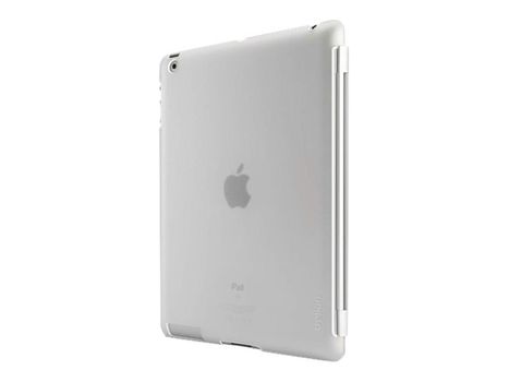 Belkin Snap Shield - Eske for nettbrett - plastikk - blank - for Apple iPad (3. generasjon) (F8N744CWC01)