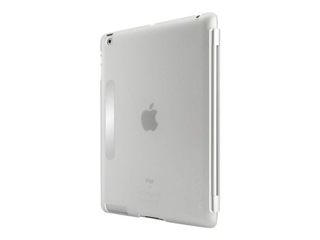 Belkin Snap Shield Secure - Eske for nettbrett - plastikk - blank - for Apple iPad (3. generasjon) (F8N745CWC01)
