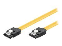 MicroConnect SATA III - SATA-kabel - Serial ATA 150/300/600 - SATA (hunn) til SATA (hunn) - 30 cm - låst