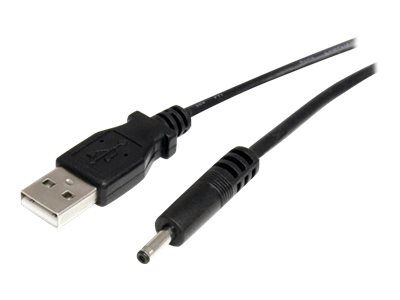 StarTech 3 ft USB to Type H Barrel 5V DC Power Cable - USB/ strøm-kabel - USB (kun strøm) (hann) til 3,4 mm-DC-jakk (hann) - 91 cm - formstøpt - svart (USB2TYPEH)