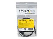 StarTech 3 ft USB to Type H Barrel 5V DC Power Cable - USB/ strøm-kabel - USB (kun strøm) (hann) til 3,4 mm-DC-jakk (hann) - 91 cm - formstøpt - svart (USB2TYPEH)