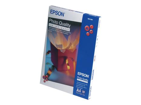 Epson Photo Quality Ink Jet Paper - papir - matt - 100 ark - A4 - 102 g/m² (C13S041061)