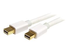 StarTech 3m (10 ft) White Mini DisplayPort Cable - Mini Display Port to Mini Display Port - 2x Mini DP (m) - 3 meter, 10 feet (MDPMM3MW) - DisplayPort-kabel - 3 m