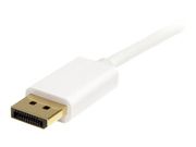 StarTech 2m White Mini DisplayPort to DisplayPort 1.2 Adapter Cable 4k - DisplayPort-kabel - Mini DisplayPort (hann) til DisplayPort (hann) - 2 m - hvit (MDP2DPMM2MW)