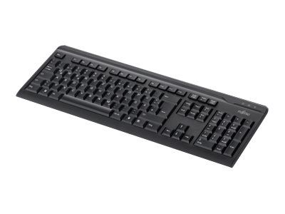Fujitsu KB410 - tastatur - Nordisk - svart (S26381-K511-L454)