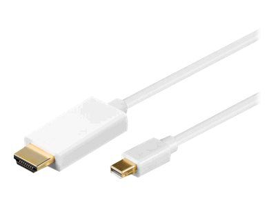 MicroConnect Videokabel - DisplayPort / HDMI - Mini DisplayPort (hann) til HDMI (hann) - 1 m (MDPHDMI1)