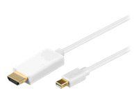 MicroConnect Video/lydkabel - Mini DisplayPort (hann) til HDMI (hann) - 1.8 m