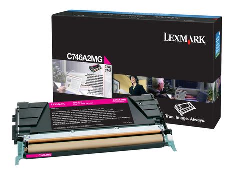 LEXMARK Magenta - original - tonerpatron LCCP, LRP - for Lexmark C746dn, C746dtn, C746n, C748de, C748dte, C748e