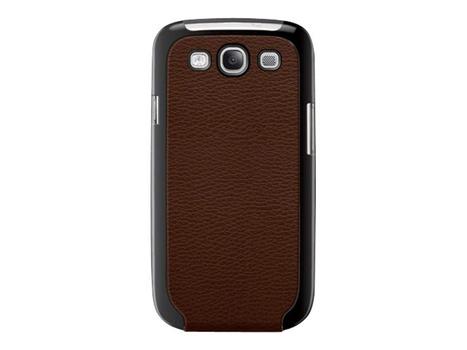 Belkin Snap Folio - Eske for mobiltelefon - brun - for Samsung Galaxy S III (F8M397cwC01)