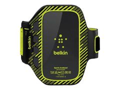 Belkin FastFit Plus - Armpakke for mobiltelefon - svart, lime - for Samsung Galaxy S III