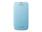 Samsung Flip Cover EFC-1G6F - Lommebok for mobiltelefon - polyuretanlær - lys blå - for Galaxy S III (EFC-1G6FLECSTD)