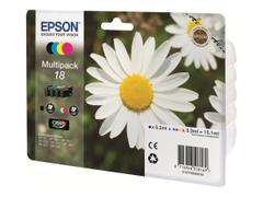 Epson 18 Multipack - 4-pack - svart, gul, cyan, magenta - original - blekkpatron