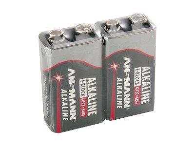 ANSMANN E-BLOCK batteri - 2 x 6LF22 - Alkalisk (5015591)
