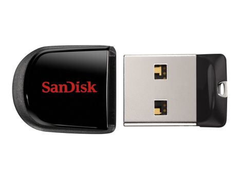 SanDisk Cruzer Fit - USB-flashstasjon - 32 GB - USB 2.0 (SDCZ33-032G-B35)