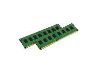 Kingston ValueRAM - DDR3 - 16 GB: 2 x 8 GB - DIMM 240-pin - 1333 MHz / PC3-10600 - CL9 - 1.5 V - ikke-bufret - ikke-ECC (KVR13N9K2/16)