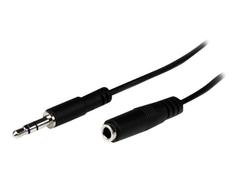 StarTech 1m Slim 3.5mm Stereo Extension Audio Cable - M/F - Mini stereo Extension - 3.5mm Extension - heaDPhone Ext cord (MU1MMFS) - lydforlengelseskabel - 1 m