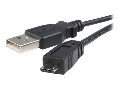 StarTech 3m Micro USB Cable M/M USB A to Micro B - USB-kabel - USB (hann) til Micro-USB type B (hann) - USB 2.0 - 3 m - svart