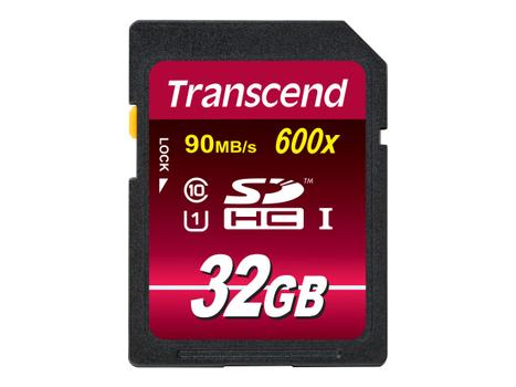 Transcend flashminnekort - 32 GB - SDHC UHS-I (TS32GSDHC10U1)