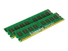 Kingston ValueRAM - DDR3L - sett - 16 GB: 2 x 8 GB - DIMM 240-pin - 1600 MHz / PC3L-12800 - ikke-bufret