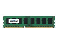 Crucial DDR3L - 8 GB - DIMM 240-pin - 1600 MHz / PC3-12800 - CL11 - 1.35 V - ikke-bufret - ikke-ECC (CT102464BD160B)
