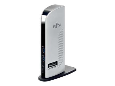 Fujitsu USB 3.0 Port Replicator PR08 - Dokkingstasjon - USB - GigE - for Celsius J580; ESPRIMO D538/E94, D556, D738/E94, D757, D957, D957/E94, D958, D958/E94, P556 (S26391-F6007-L400)