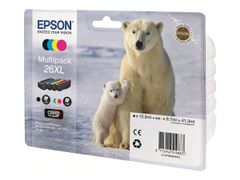 Epson 26XL Multipack - 4-pack - XL - svart, gul, cyan, magenta - original - blekkpatron