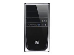 Cooler Master Elite 344 - Mini tower - mini ITX / micro ATX - ingen strømforsyning (ATX / PS/2) - svart, sølv - USB/lyd