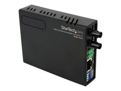 StarTech 10/100 MM Fiber Copper Fast Ethernet Media Converter ST 2 km - fibermedieomformer - 10Mb LAN, 100Mb LAN