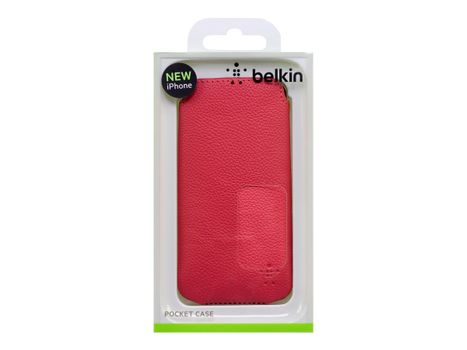 Belkin Pocket Case - Eske for mobiltelefon - dagglød - for Apple iPhone 5 (F8W123VFC03)