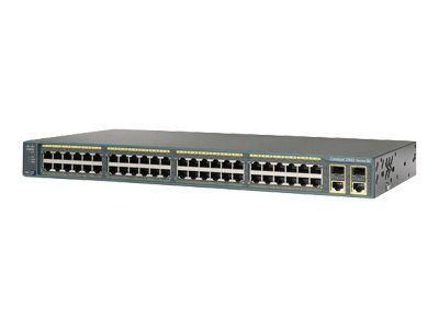 Cisco Catalyst 2960-Plus 48TC-S - switch - 48 porter - Styrt - rackmonterbar (WS-C2960+48TC-S)