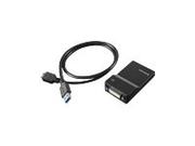 Lenovo USB 3.0 to DVI/VGA Monitor Adapter - ekstern videoadapter (0B47072)