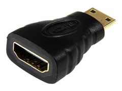 StarTech HDMI to HDMI Mini Adapter - F/M - HDMI-adapter - HDMI (hunn) til mini-HDMI (hann) - svart