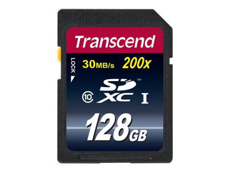 Transcend Premium - flashminnekort - 128 GB - SDXC (TS128GSDXC10)