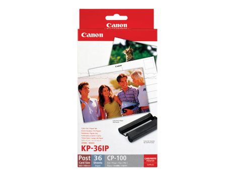 Canon KP-36IP - Skriverpatron / papirsett - for SELPHY CP1000, CP1200, CP1300, CP330, CP530, CP780, CP790, CP800, CP820, CP900, CP910 (7737A001)