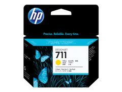 HP 711 - 3-pack - 29 ml - fargestoffbasert gul - original - DesignJet - blekkpatron - for DesignJet T120, T120 ePrinter, T125, T130, T520, T520 ePrinter, T525, T530