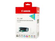 Canon CLI-42 BK/ GY/ LG/ C/ M/ Y/ PC/ PM Multipack - 8-pack - fargestoffbasert svart, fargestoffbasert cyan, fargestoffbasert magenta, fargestoffbasert gul, fargebasert fotocyan, fargebasert fotomagenta,  fargebase (6384B010)