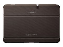 Samsung Book Cover EFC-1H8S - Lommebok for nettbrett - ravbrun - 10.1" - for Galaxy Tab 2 (10.1), Tab 2 (10.1) WiFi