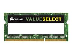Corsair Value Select - DDR3L - modul - 8 GB - SO DIMM 204-pin - 1333 MHz / PC3-10600 - ikke-bufret