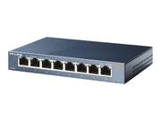 TP-Link TL-SG108 8-port Metal Gigabit Switch - switch - 8 porter - ikke-styrt (TL-SG108)